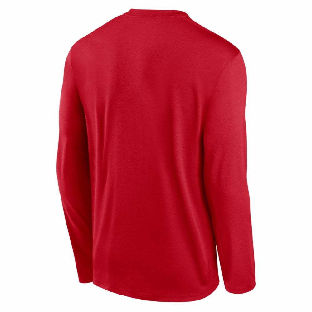 Washington Nationals Nike Authentic Collection Legend Dri-FIT Long Sleeve T-Shirt - Red T-shirts