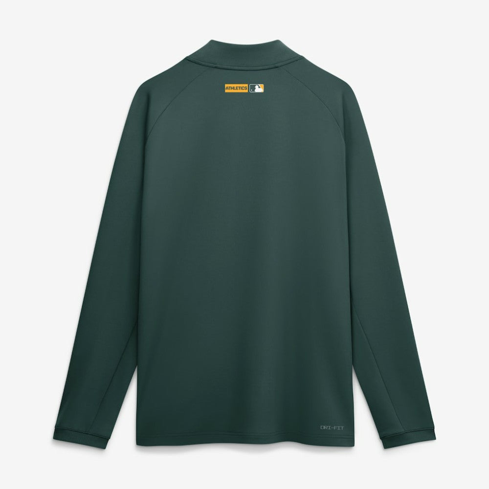 Athletics Nike Authentic Collection Dri-FIT Raglan Half-Zip Pullover - Green Pullover
