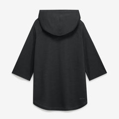 Miami Marlins Nike Authentic Collection Flux Dri-FIT Raglan 3/4-Sleeve Hooded T-Shirt - Gray T-shirts