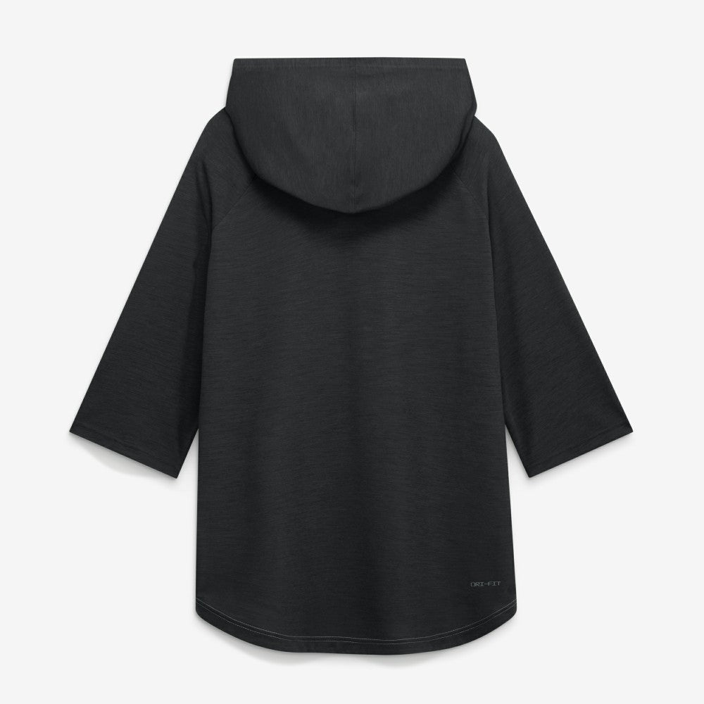Los Angeles Dodgers Nike Authentic Collection Flux Dri-FIT Raglan 3/4-Sleeve Hooded T-Shirt - Gray T-shirts