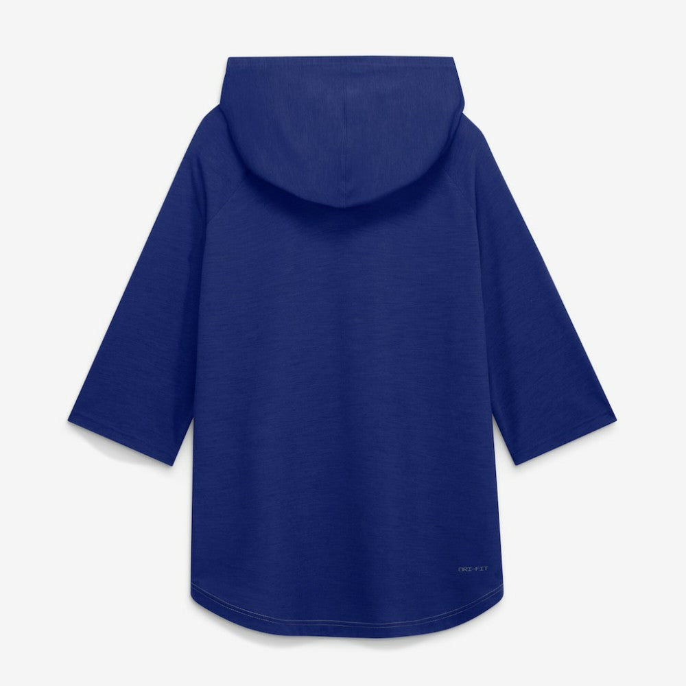 Texas Rangers Nike Authentic Collection Flux Dri-FIT Raglan 3/4-Sleeve Hooded T-Shirt - Gray T-shirts