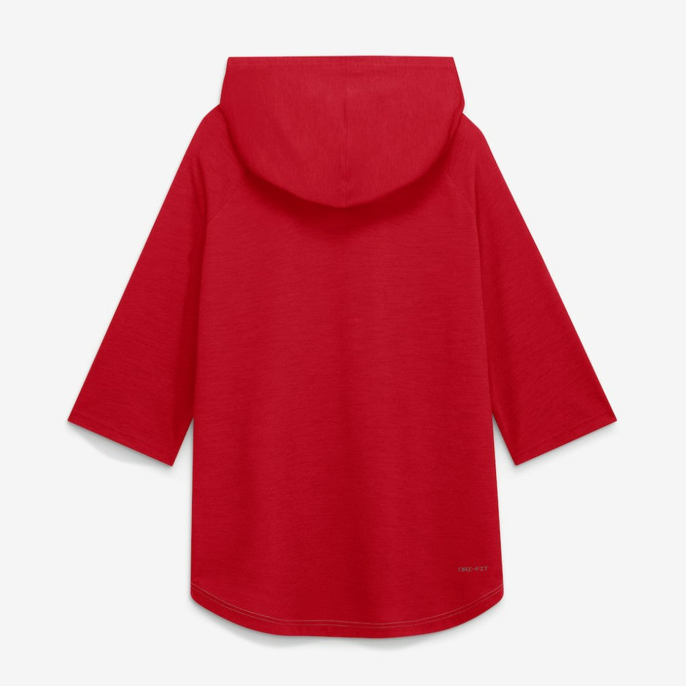 Philadelphia Phillies Nike Authentic Collection Flux Dri-FIT Raglan 3/4-Sleeve Hooded T-Shirt - Gray T-shirts