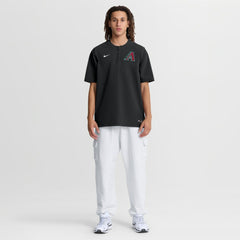Arizona Diamondbacks Nike Authentic Collection Dri-FIT Quarter-Zip Windshirt - Black