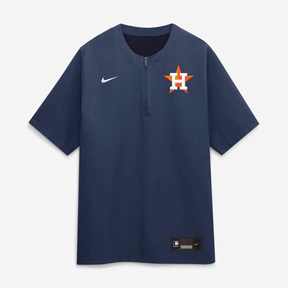 Houston Astros Nike Authentic Collection Dri-FIT Quarter-Zip Windshirt - Navy