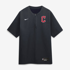 Cleveland Guardians Nike Authentic Collection Dri-FIT Quarter-Zip Windshirt - Navy