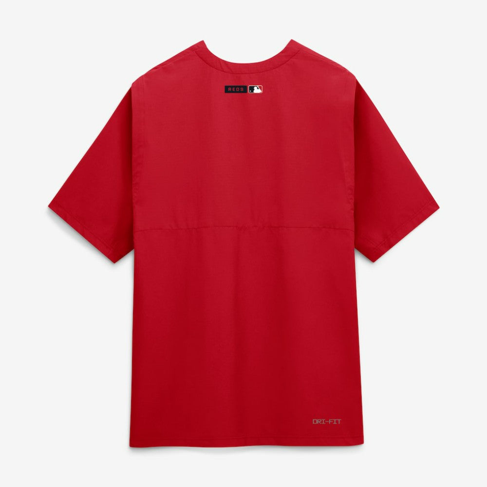 Cincinnati Reds Nike Authentic Collection Dri-FIT Quarter-Zip Windshirt - Red