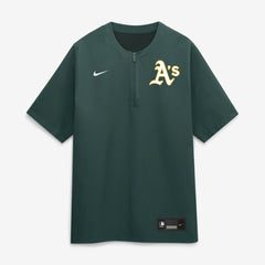 Athletics Nike Authentic Collection Dri-FIT Quarter-Zip Windshirt - Green