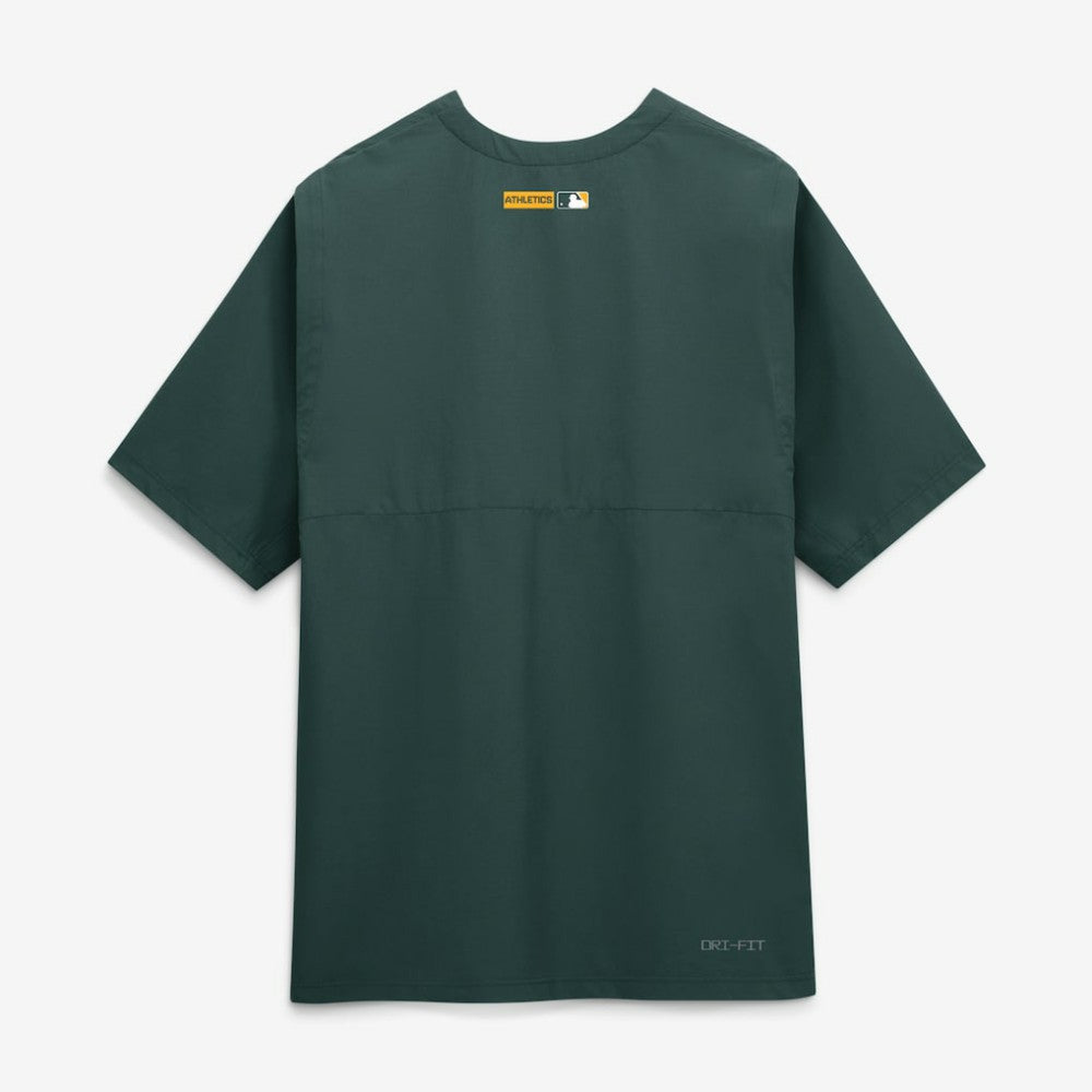 Athletics Nike Authentic Collection Dri-FIT Quarter-Zip Windshirt - Green