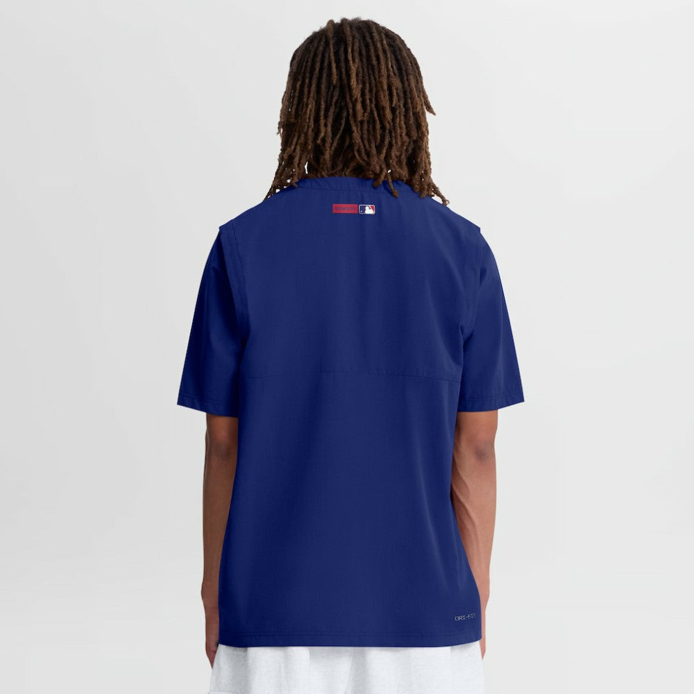 Texas Rangers Nike Authentic Collection Dri-FIT Quarter-Zip Windshirt - Royal