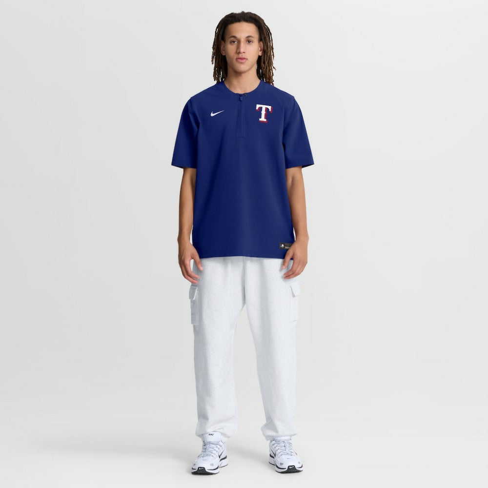 Texas Rangers Nike Authentic Collection Dri-FIT Quarter-Zip Windshirt - Royal