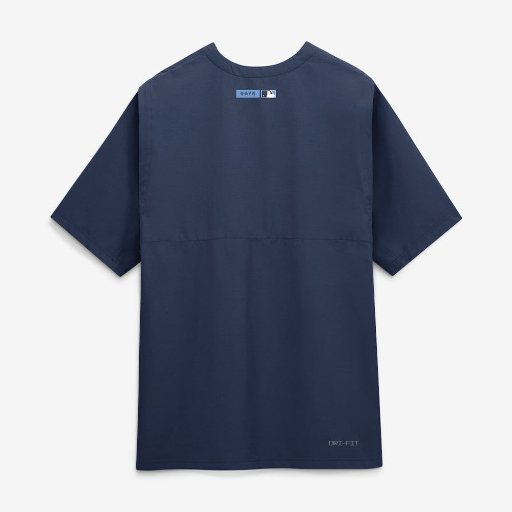 Tampa Bay Rays Nike Authentic Collection Dri-FIT Quarter-Zip Windshirt - Navy