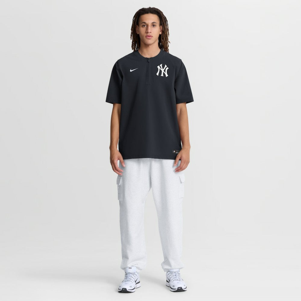 New York Yankees Nike Authentic Collection Dri-FIT Quarter-Zip Windshirt - Navy
