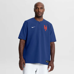 New York Mets Nike Authentic Collection Dri-FIT Quarter-Zip Windshirt - Royal