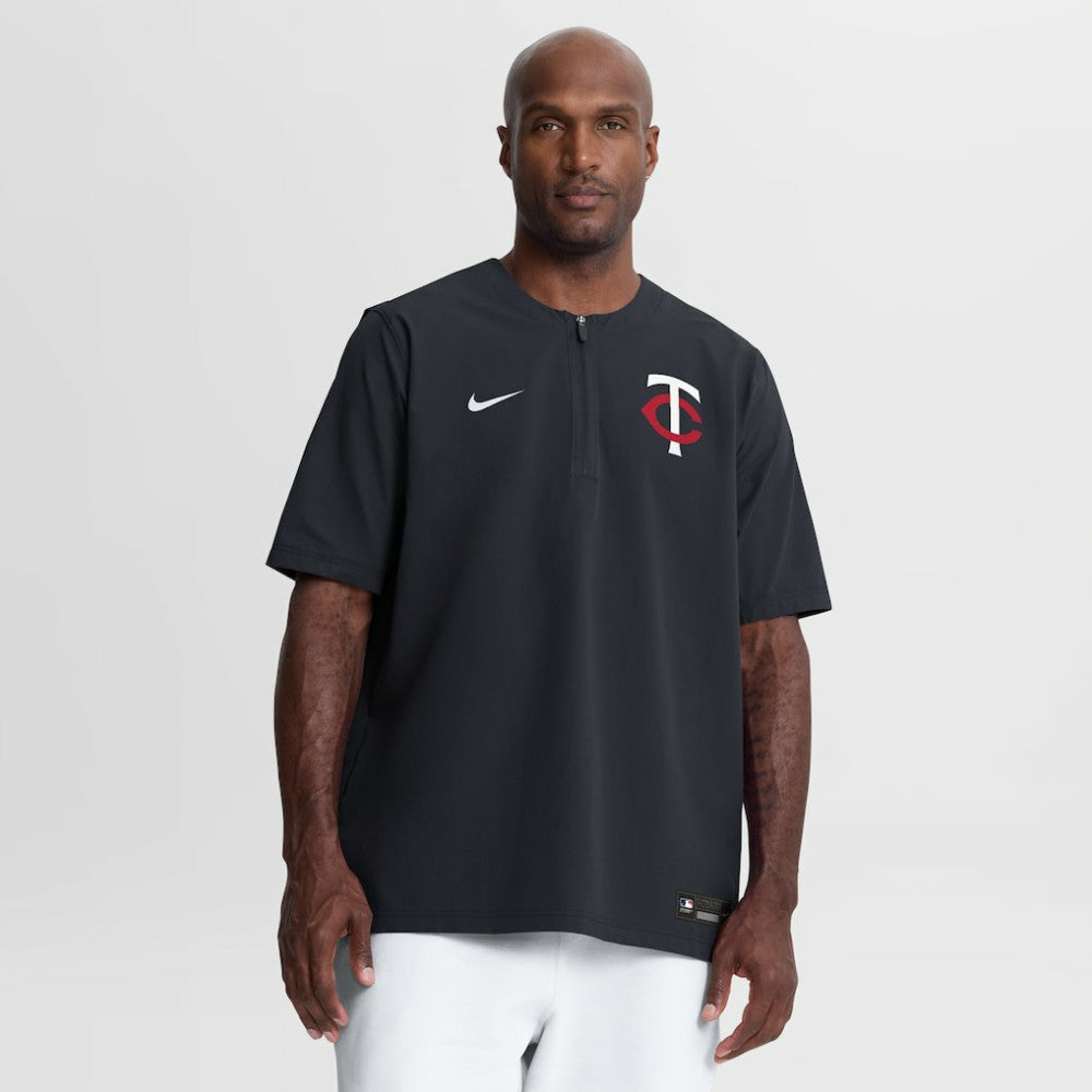 Minnesota Twins Nike Authentic Collection Dri-FIT Quarter-Zip Windshirt - Navy