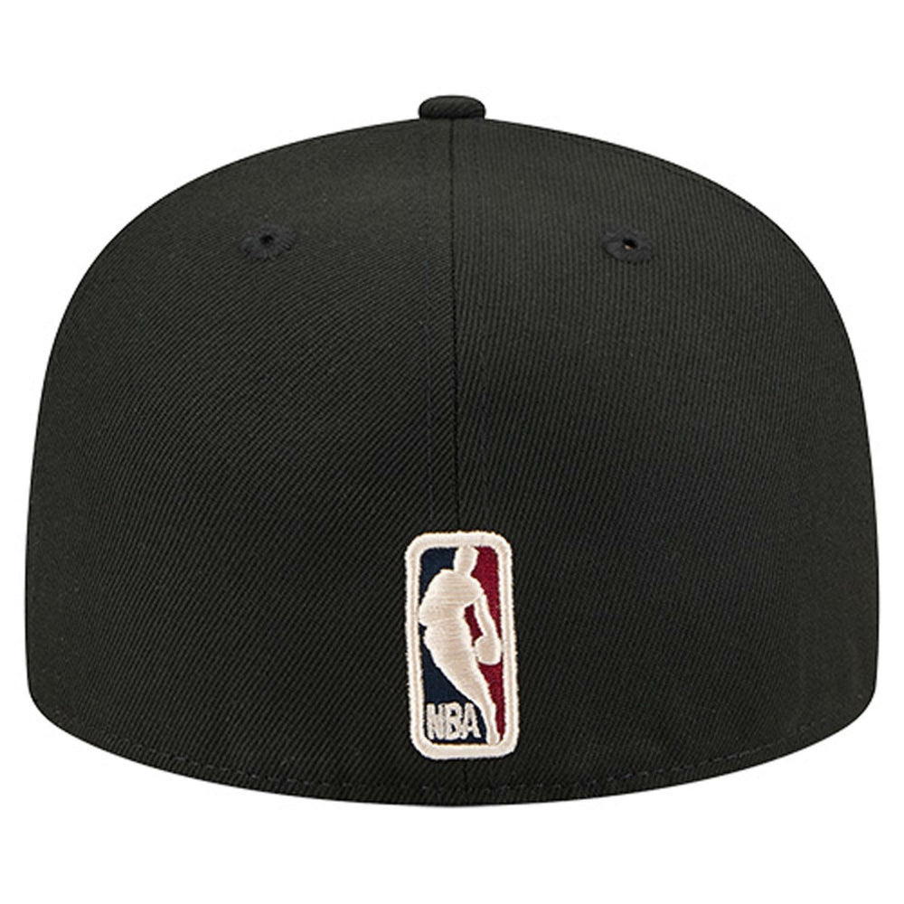 Milwaukee Bucks Core Logo 59FIFTY Fitted Hat Black