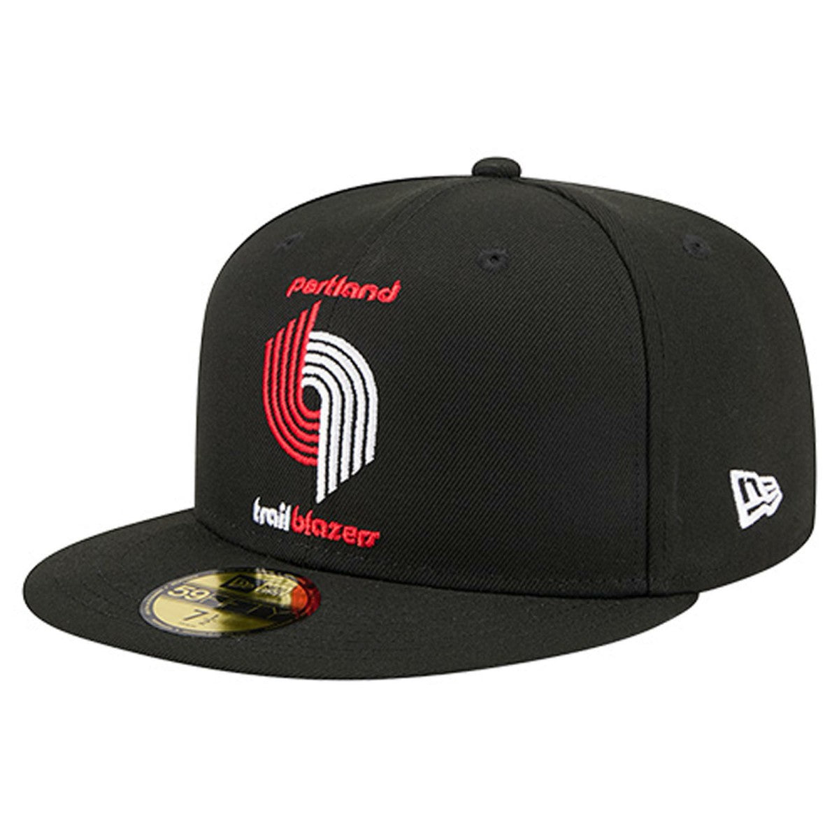 Portland Trail Blazers Core Logo 59FIFTY Fitted Hat Black