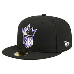 Sacramento Kings Core Logo 59FIFTY Fitted Hat Black