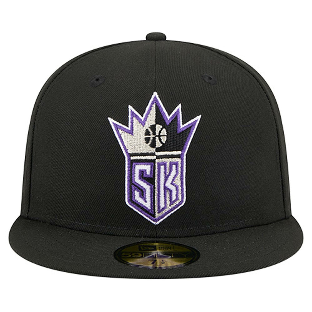 Sacramento Kings Core Logo 59FIFTY Fitted Hat Black