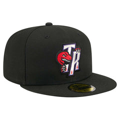 Toronto Raptors Core Logo 59FIFTY Fitted Hat Black