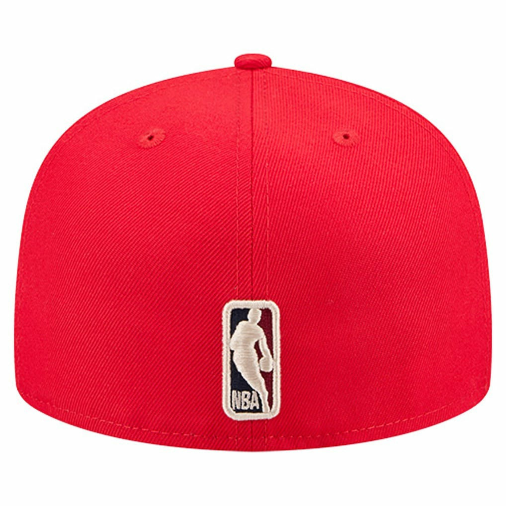 Atlanta Hawks Core Logo 59FIFTY Fitted Hat Red