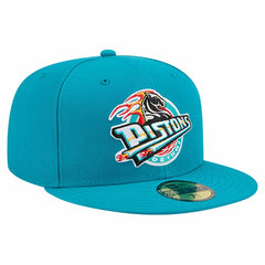Detroit Pistons Core Logo 59FIFTY Fitted Hat Teal