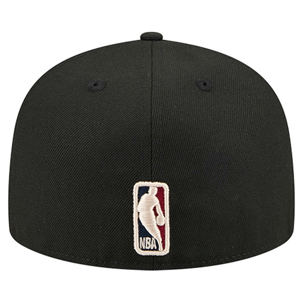 Miami Heat Core Logo 59FIFTY Fitted Hat Black