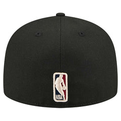 Miami Heat Core Logo 59FIFTY Fitted Hat Black