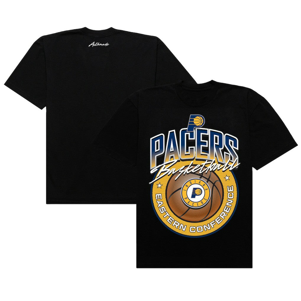 Indiana Pacers Authmade Basketball Mesh Premium T-Shirt Black