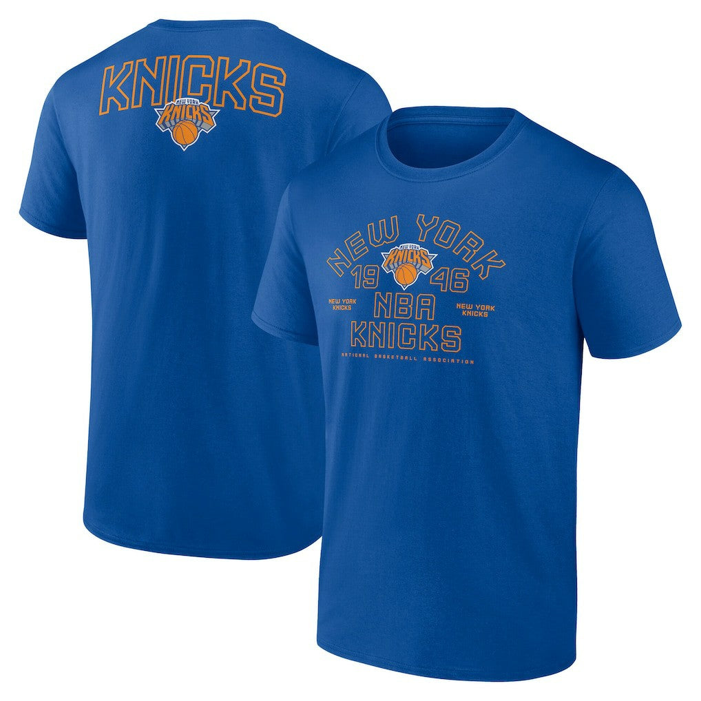 New York Knicks Indomitable Drive T-Shirt Blue