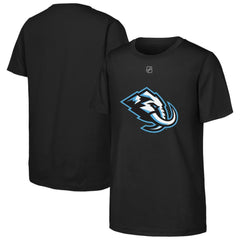 NHL Utah Mammoth Outerstuff Youth Primary Logo T-Shirt - Black