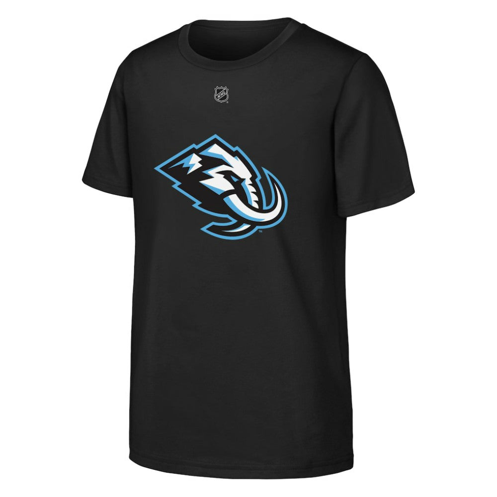 NHL Utah Mammoth Outerstuff Youth Primary Logo T-Shirt - Black