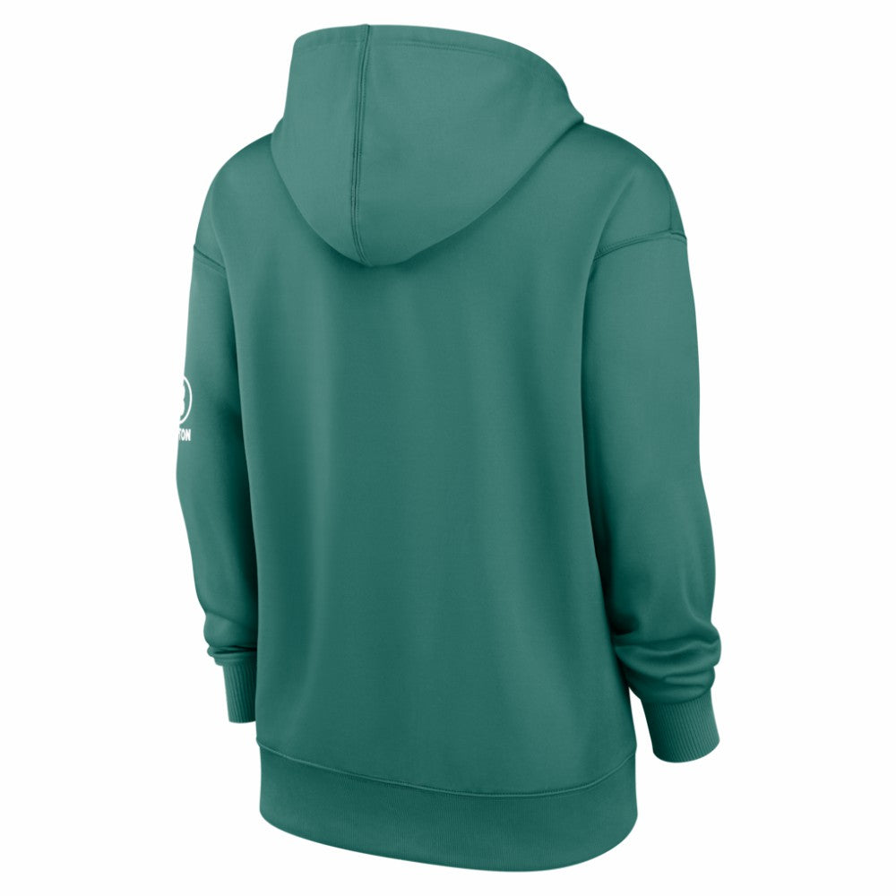 Boston Red Sox Nike Women's Authentic Collection City Connect Therma Hoodie - Green Hoodies