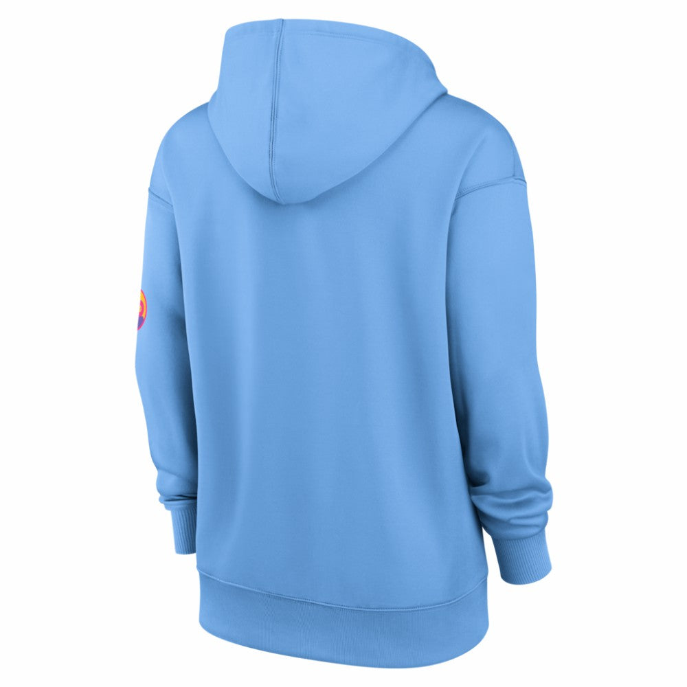 Colorado Rockies Nike Women's Authentic Collection City Connect Therma Hoodie - Light Blue Hoodies