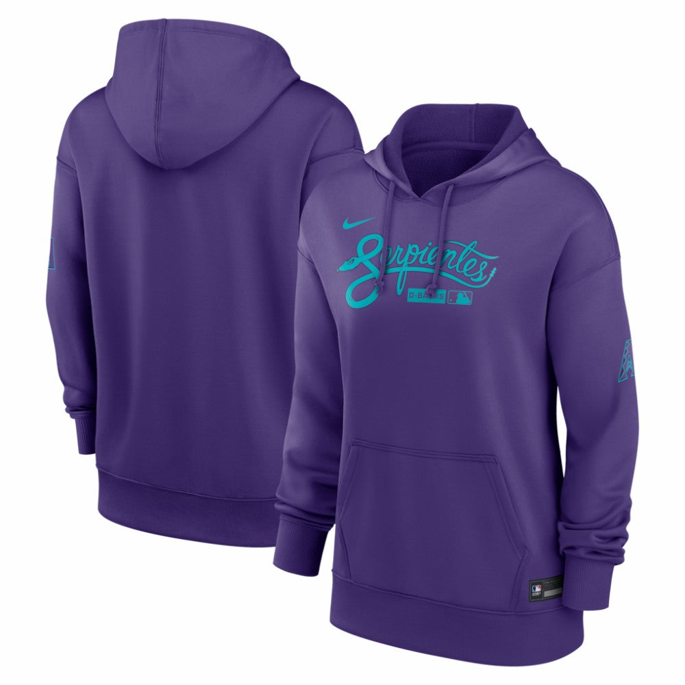 Arizona Diamondbacks Nike Women's Authentic Collection City Connect Therma Hoodie - Purple Hoodies