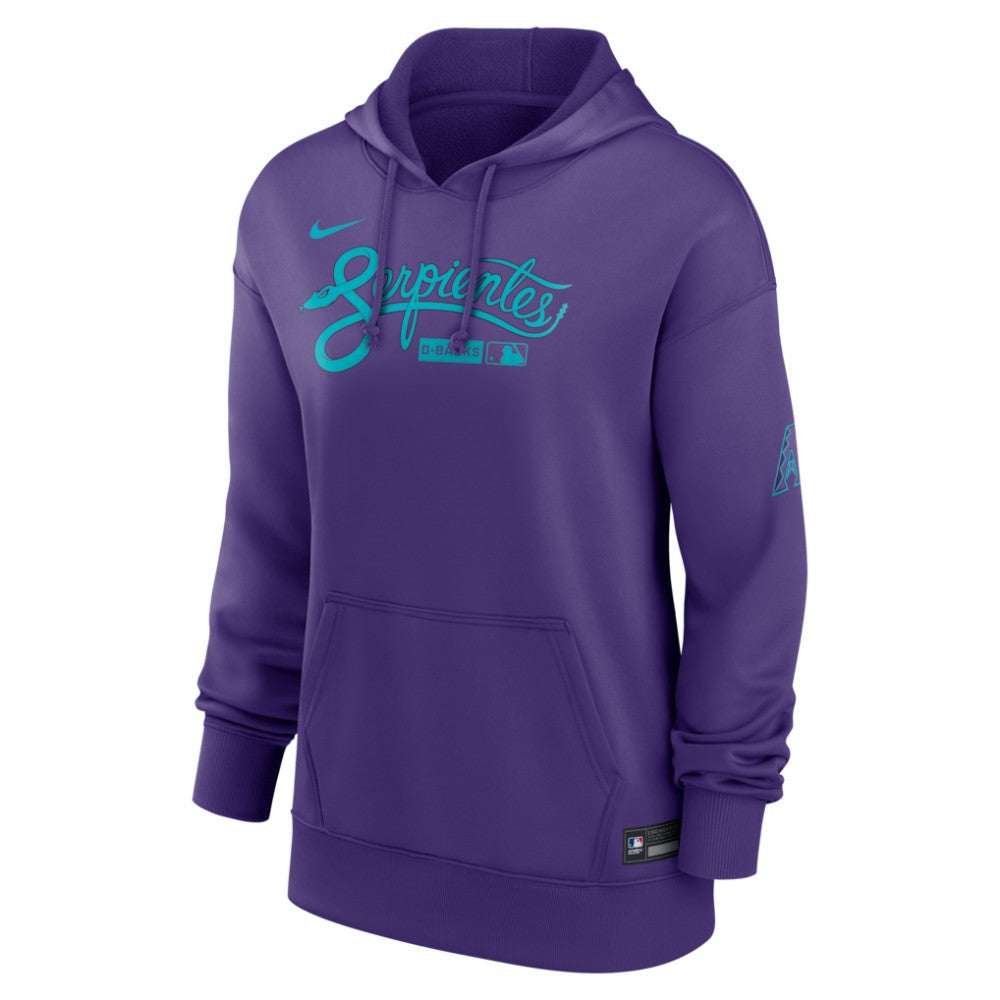 Arizona Diamondbacks Nike Women's Authentic Collection City Connect Therma Hoodie - Purple Hoodies