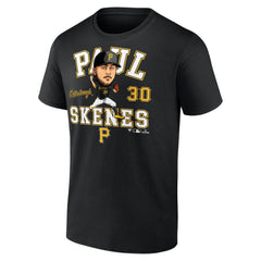 Paul Skenes Pittsburgh Pirates Fanatics Hometown Caricature T-Shirt - Black T-shirts