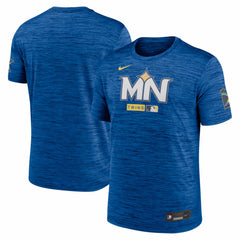 Minnesota Twins Nike Authentic Collection City Connect Velocity Dri-FIT T-Shirt - Royal T-shirts
