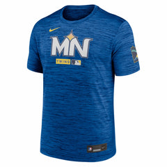 Minnesota Twins Nike Authentic Collection City Connect Velocity Dri-FIT T-Shirt - Royal T-shirts