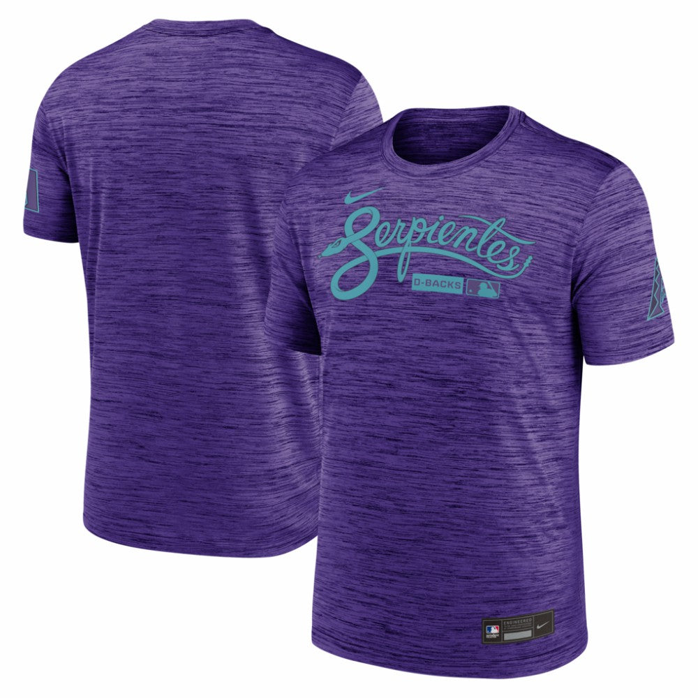 Arizona Diamondbacks Nike Authentic Collection City Connect Velocity Dri-FIT T-Shirt - Purple T-shirts