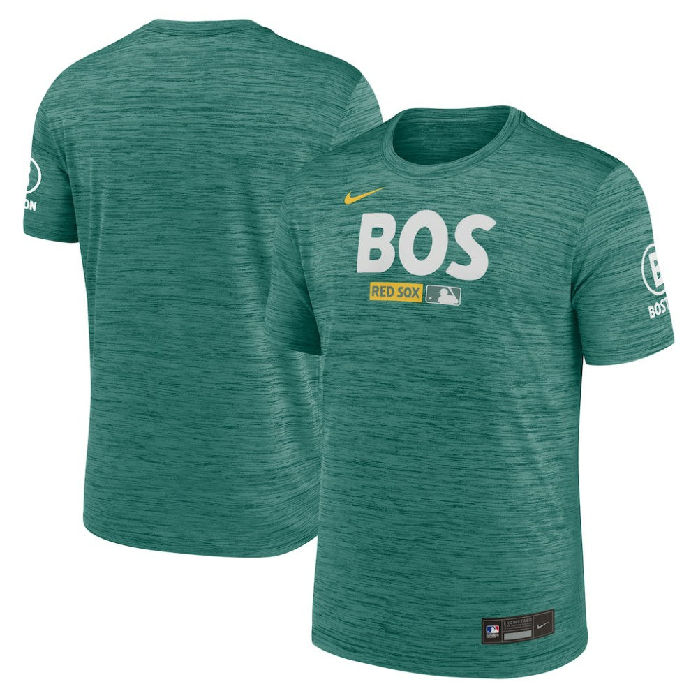 Boston Red Sox Nike Authentic Collection City Connect Velocity Dri-FIT T-Shirt - Green T-shirts