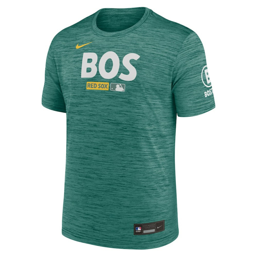 Boston Red Sox Nike Authentic Collection City Connect Velocity Dri-FIT T-Shirt - Green T-shirts