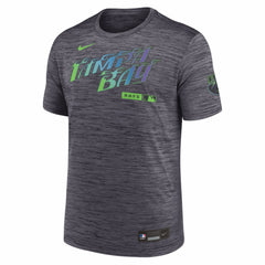 Tampa Bay Rays Nike Authentic Collection City Connect Velocity Dri-FIT T-Shirt - Black T-shirts