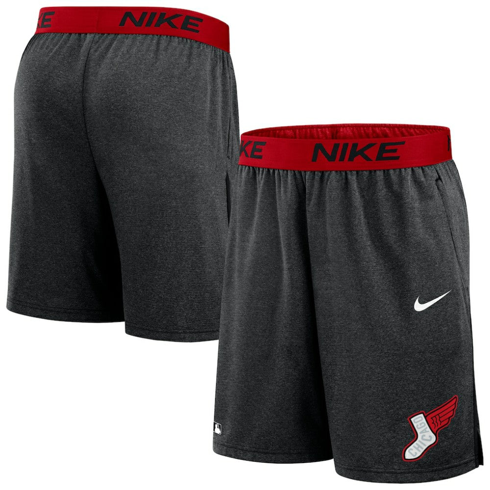Chicago White Sox Nike Authentic Collection City Connect Dri-FIT Knit Shorts - Black Shorts