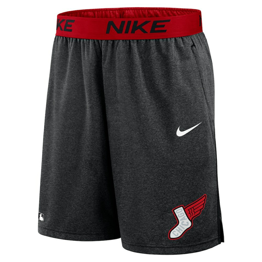 Chicago White Sox Nike Authentic Collection City Connect Dri-FIT Knit Shorts - Black Shorts