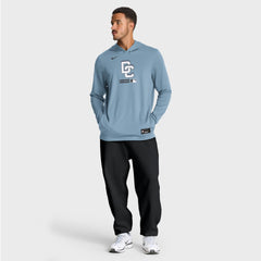 Washington Nationals Nike City Connect Dri-FIT Long Sleeve Hooded T-Shirt - Blue T-shirts