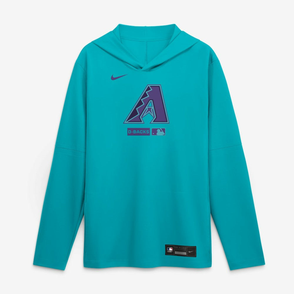 Arizona Diamondbacks Nike City Connect Dri-FIT Long Sleeve Hooded T-Shirt - Aqua T-shirts