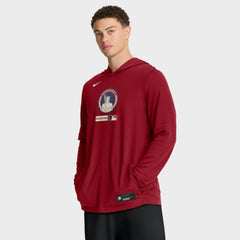 Cleveland Guardians Nike City Connect Dri-FIT Long Sleeve Hooded T-Shirt - Red T-shirts