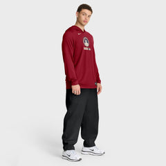 Cleveland Guardians Nike City Connect Dri-FIT Long Sleeve Hooded T-Shirt - Red T-shirts