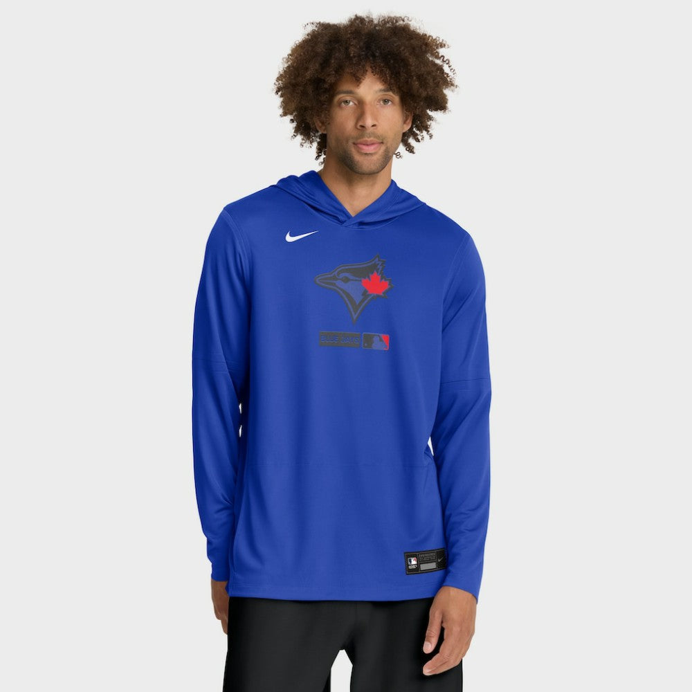 Toronto Blue Jays Nike City Connect Dri-FIT Long Sleeve Hooded T-Shirt - Royal T-shirts