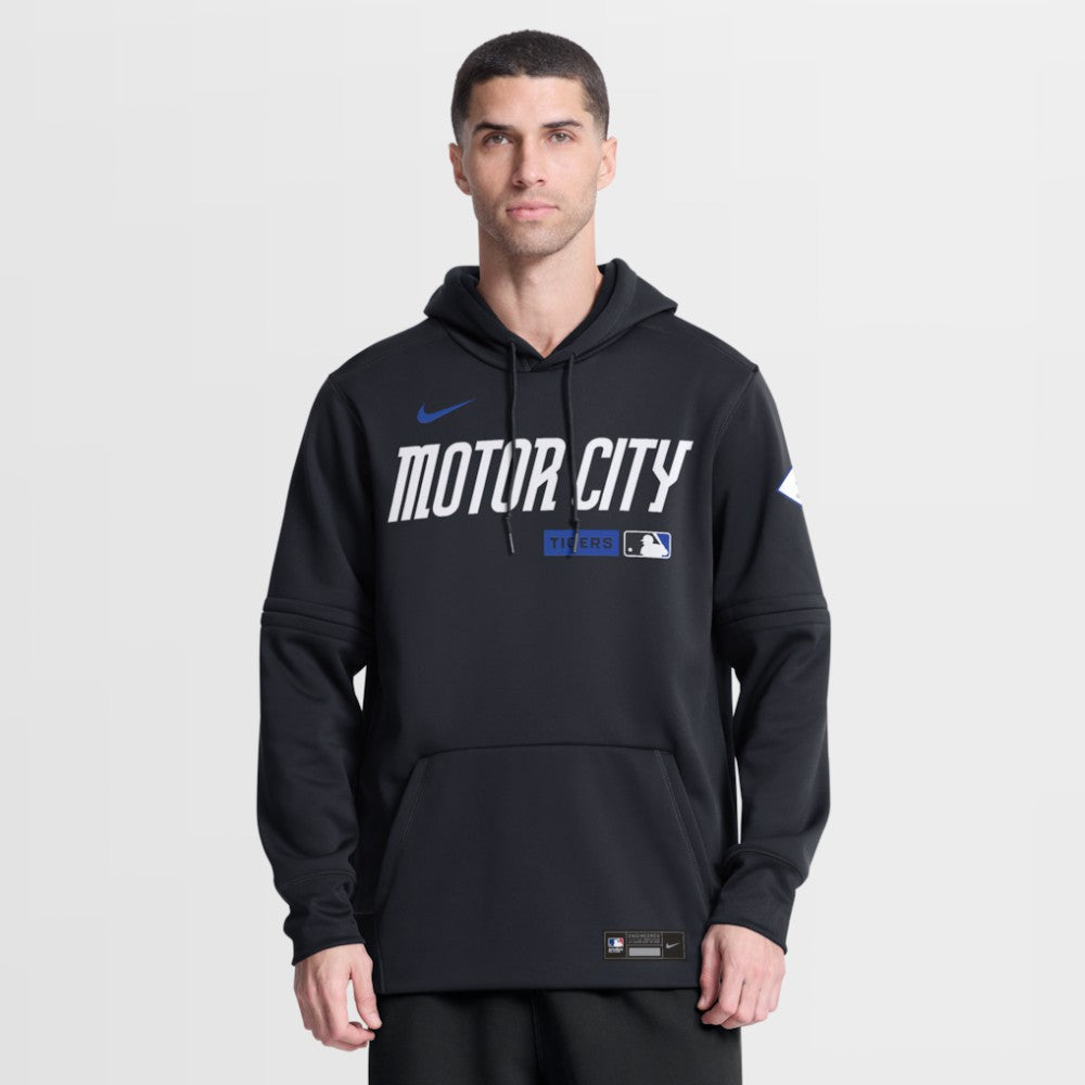 Detroit Tigers Nike Authentic Collection City Connect Therma-FIT Hoodie - Navy Hoodies